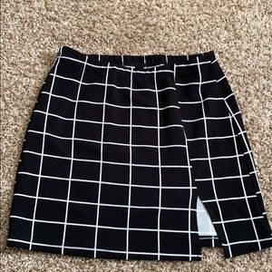 Checkered skirt